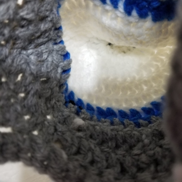 𝅺sock Monkey knit hat for baby - Picture 5 of 8